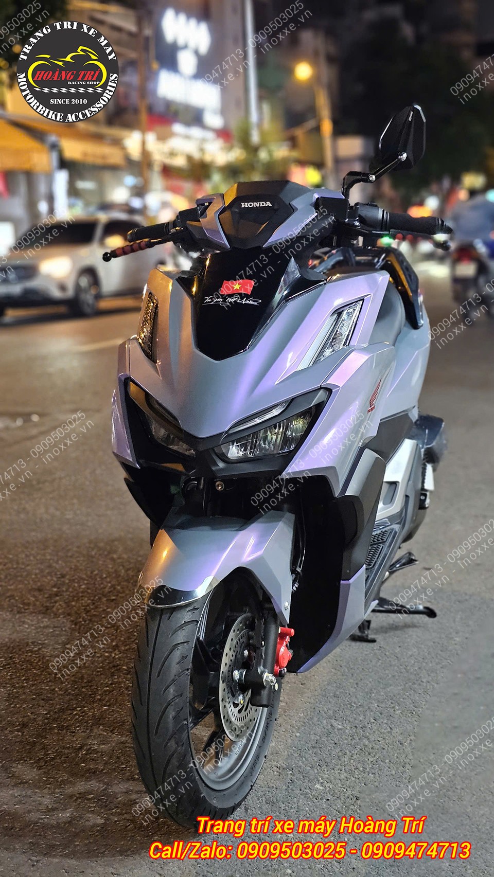 Decal dán xe màu xám xi măng titan 7 màu